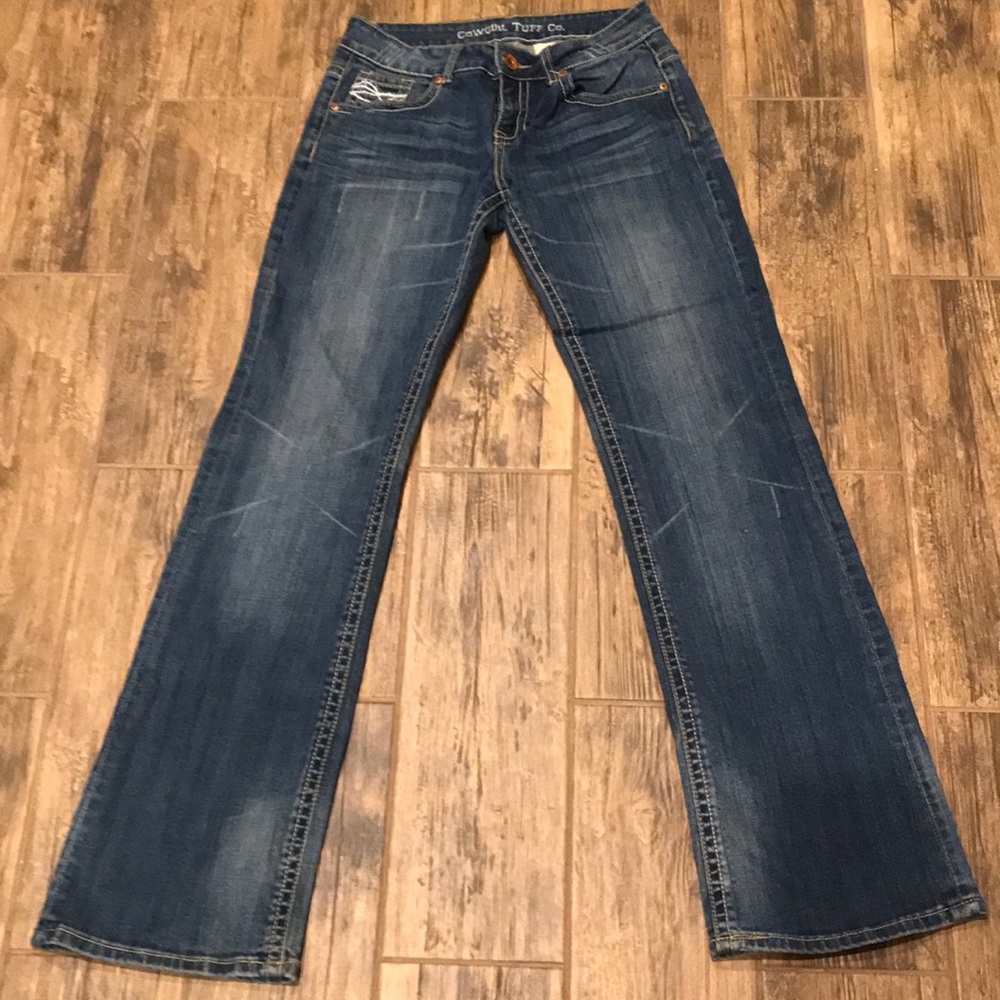 Like New Don’t Fence Me In Cowgirl Tuff Jeans